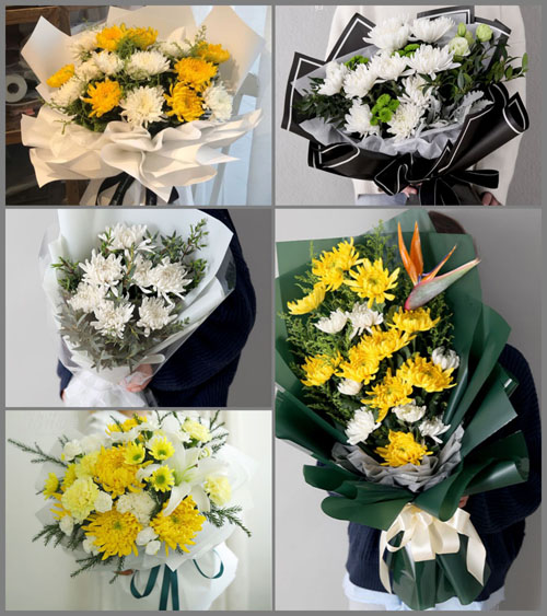 湖南株洲炎陵县霞阳镇白事花束代送